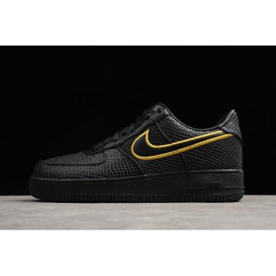 Nike Erkek Air Force 1 Low Premium Id Siyah / Sarı Kaykay Ayakkabı Türkiye - LZTE77V0